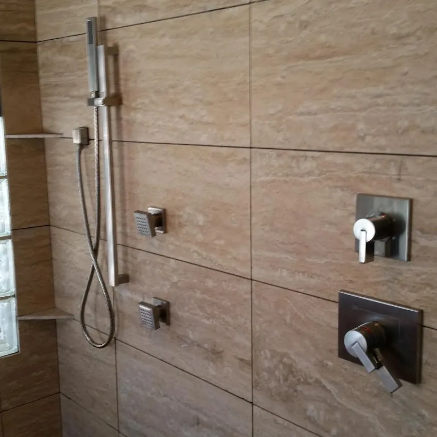 Shower fixture installation for Water Heater Replacement in McNair